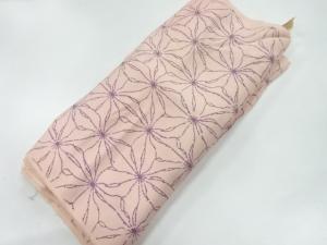 アンティーク　麻の葉模様着物洗い張り